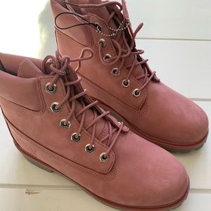 Pink Timberland Boots